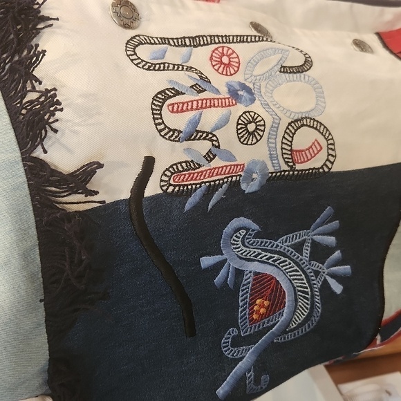 INDIGO Moon western patchwork jacket - Picture 7 of 13